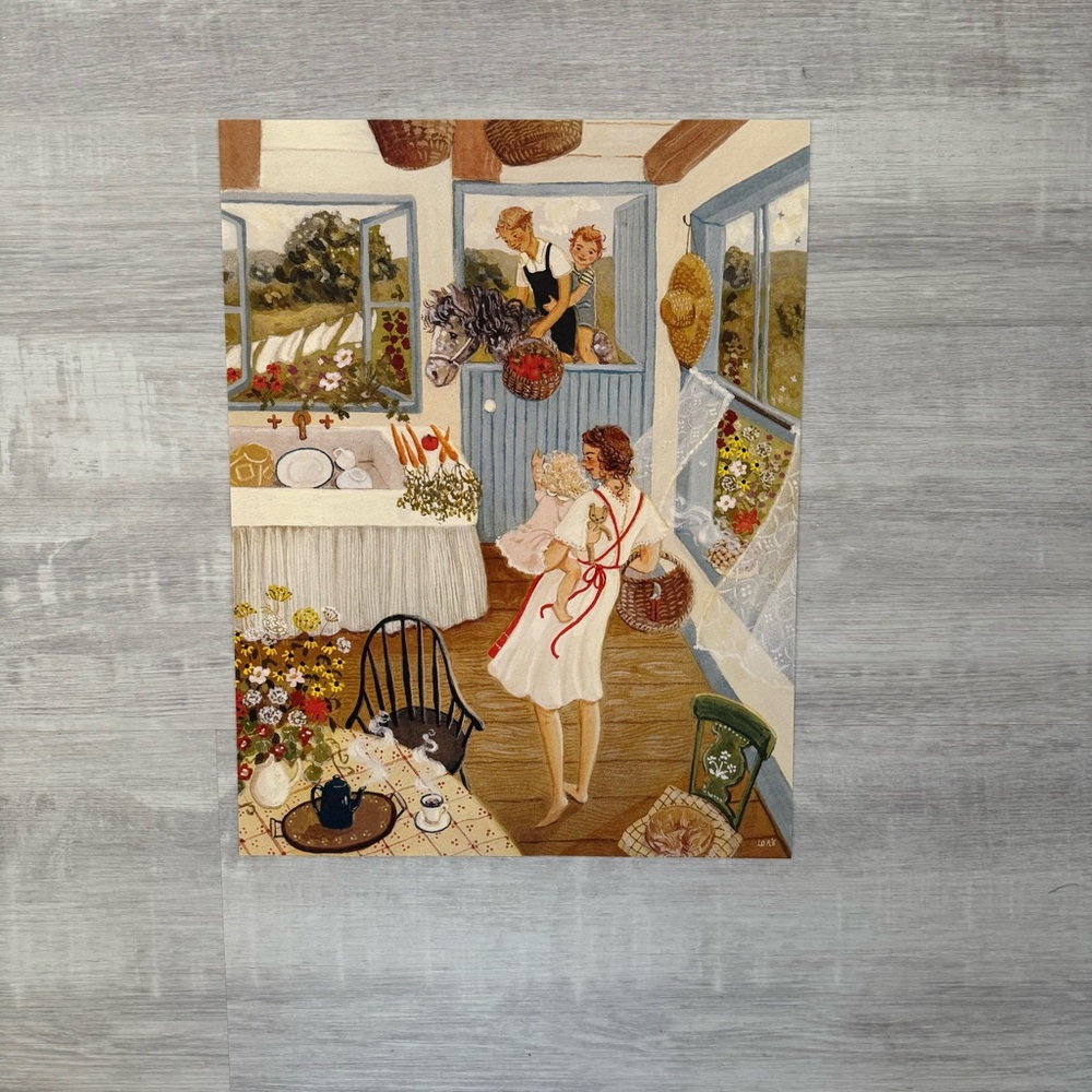 Lore Pemberton Charming Vintage Style Art Print